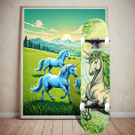 Skateboard Emerald Unicorn<br><div class="desc">Que vous soyez un passionné de skateboard ou quelqu'un qui chérit la magie des licornes, ce skateboard est un must-have. C'est aussi un cadeau enchanteur pour ceux qui apprécient le mélange d'imagination et d'aventure.</div>