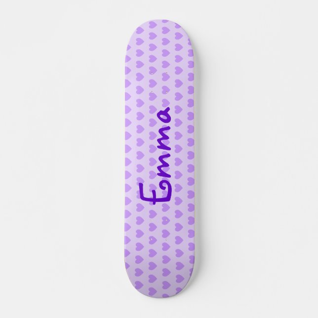 Skateboard Emma en violet (Devant)