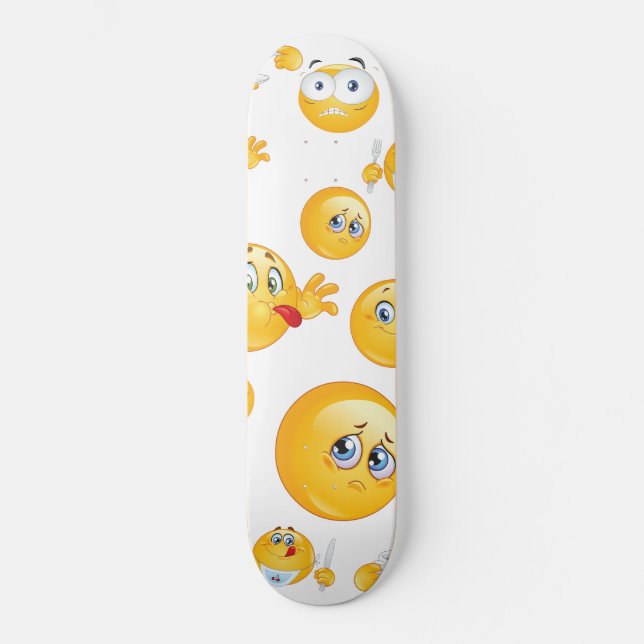 Skateboard Emoji Pattern (Recto)