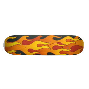Skateboard En flammes