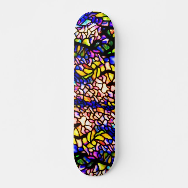 Skateboard en verre-Louis Tiffany 1 (Devant)