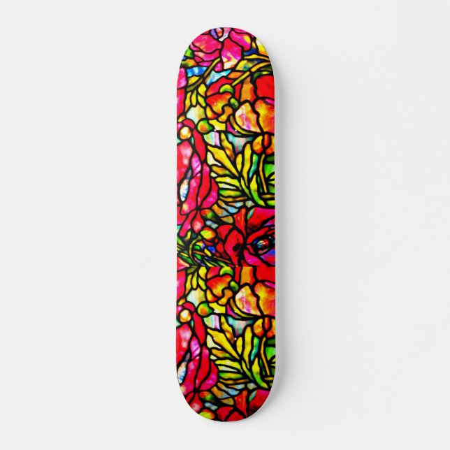 Skateboard en verre-Louis Tiffany 3 (Devant)