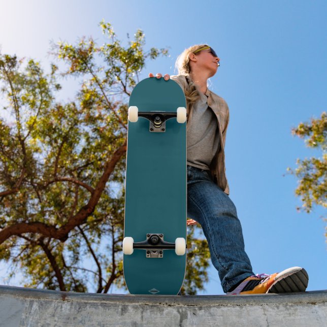 Skateboard en vert Turquoise HAMbWG (Extérieur 1)
