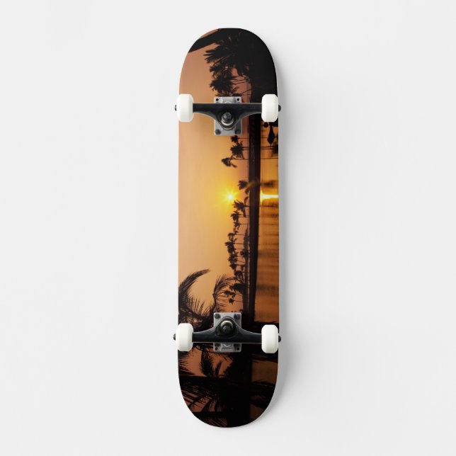 Skateboard Endroit ensoleillé sur la baie d'Anaeho'omalu, Big (Recto)