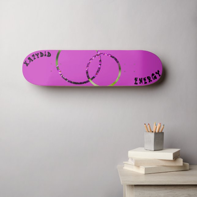 skateboard énergie katydid (Art mural (Horz))
