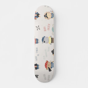 Skateboard Enfants Animal Party Pirate Skate