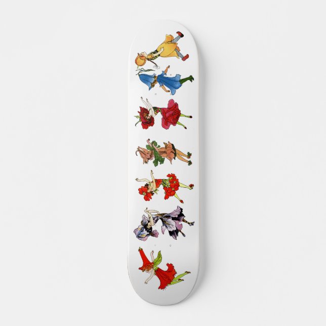 Skateboard Enfants Fleurs dansantes (Devant)
