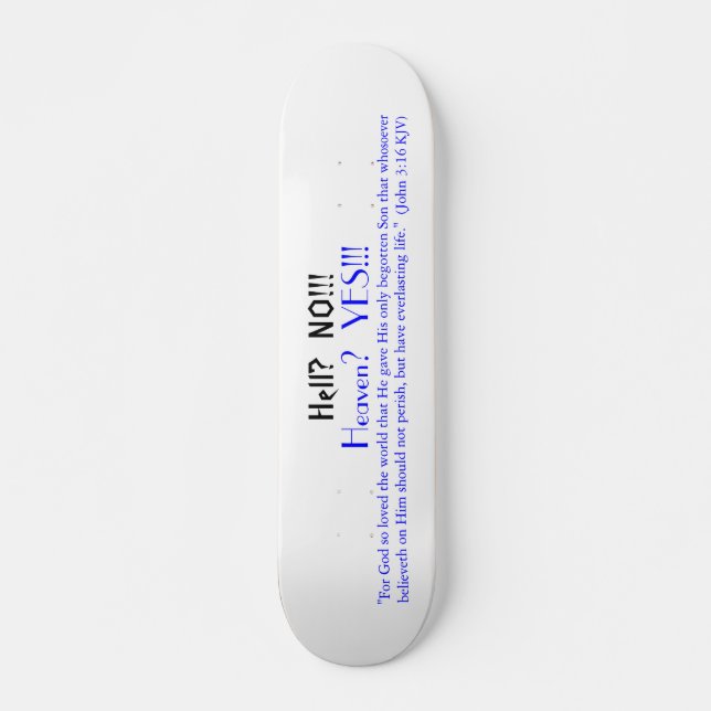 Skateboard Enfer ?  NON ! ! ! , (Devant)