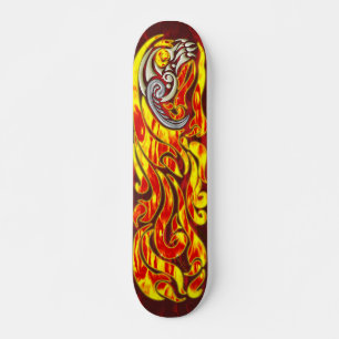 Skateboard Enfer sur la planche à roulettes tba de roues