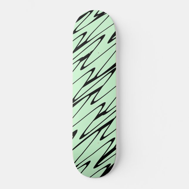 Skateboard Engager la dynamique verte de la menthe (Recto)