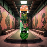 Skateboard Engrenages et os : Crâne à vapeur avec chapeau sup<br><div class="desc">Le design allie esthétique vintage et fantaisie, avec un crâne haut de gamme détaillé orné de engrenages, donnant à votre skateboard une apparence unique et attrayante. Que vous soyez un passionné de skateboard ou un collectionneur de ponts uniques, ce skateboard est un complément incontournable de votre collection. Il fait également...</div>