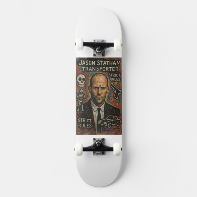 Skateboard Enormes Deckz Art Géants RÈGLES STRICTES (Recto)