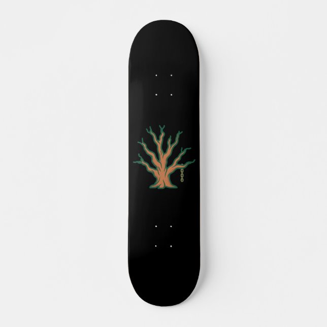Skateboard Enracinée & Inquiète (Devant)