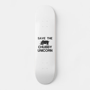 SKATEBOARD ENREGISTRER LE RHINO DE L'UNICORN DE CHUBBY