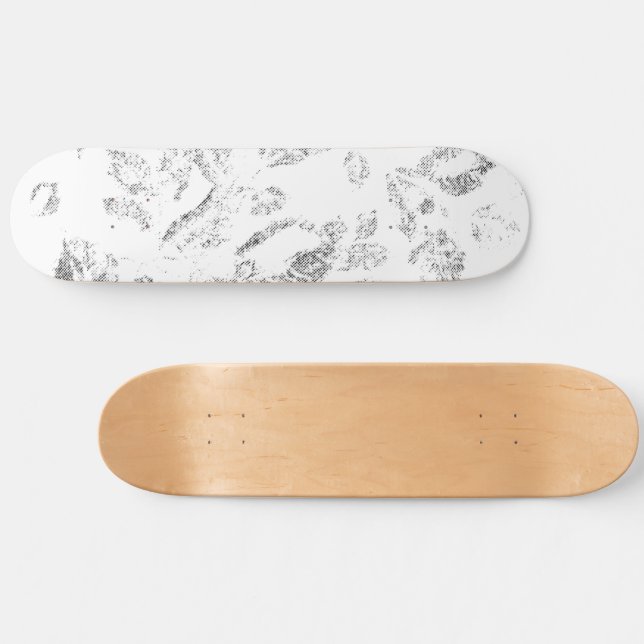 Skateboard Ensemble de dossiers botaniques élégants (Horz)