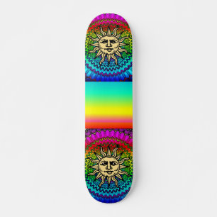 Skateboard ensoleillé
