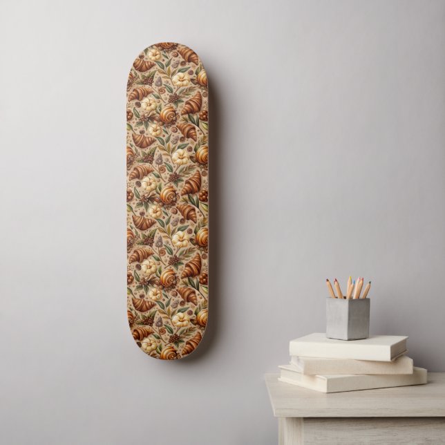 Skateboard Envie de Croissants  (Art mural)