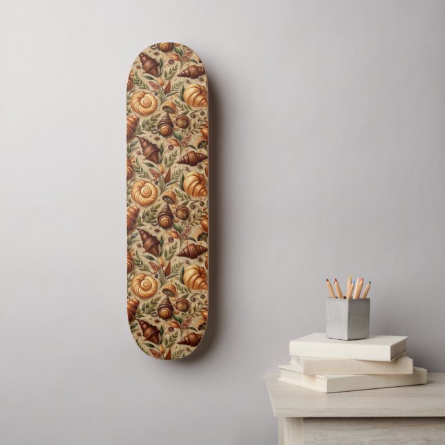 Skateboard Envie de Croissants  (Art mural)