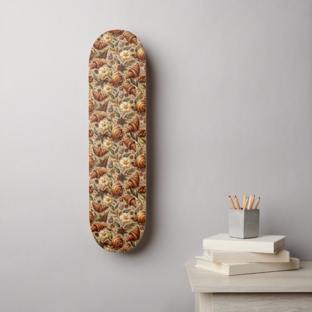 Skateboard Envie de Croissants  (Art mural)