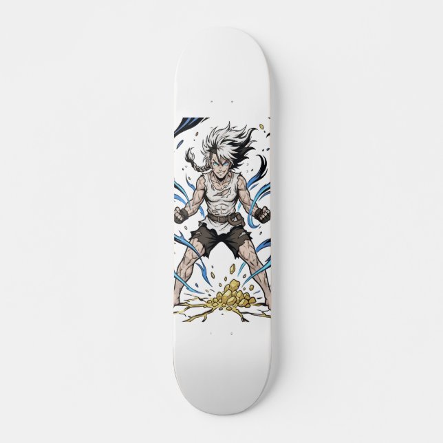 Skateboard Epic Manga Warrior Power Awakening Illustration (Devant)