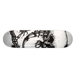 Skateboard Épine de crâne et panneau de patin de main