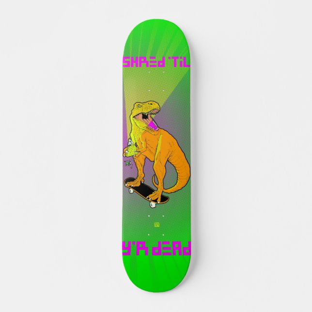 Skateboard Équipe Dinosaur I - mini (Devant)