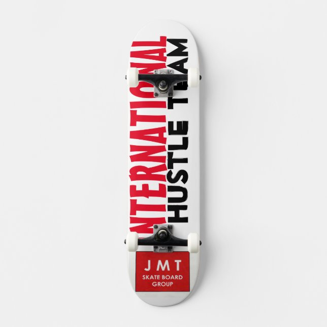 SKATEBOARD ÉQUIPE INTL HUSTLE / JMT SKATEBOARDS (Recto)
