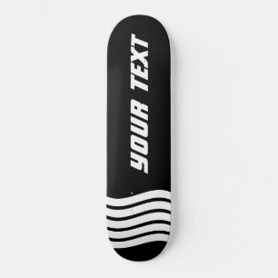 Skateboard Équipement sportif moderne Monogram noir et blanc