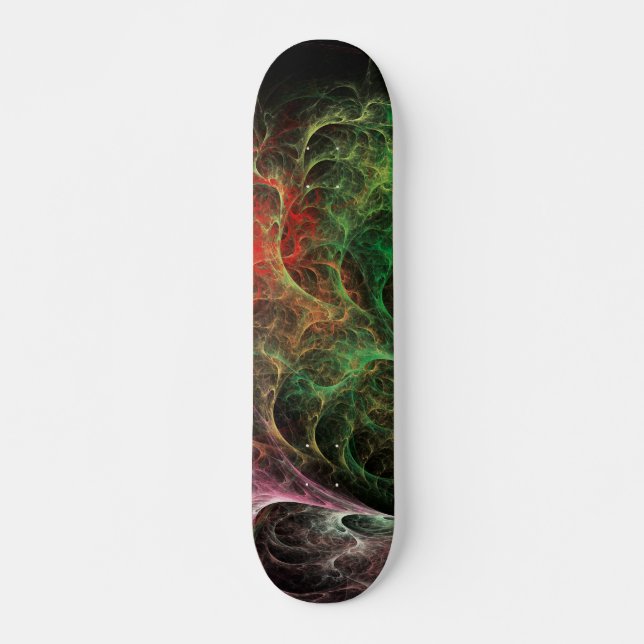 Skateboard Espace de feu d'art abstrait (Devant)