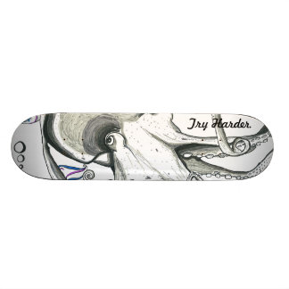 Skateboard Essai plus dur/planche à roulettes poulpe de