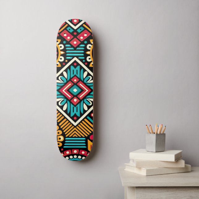 Skateboard Essence Africana Vibrance (Art mural)