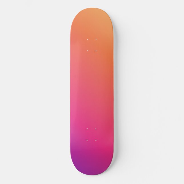 Skateboard Esthétique Féminin Coloré (Recto)