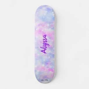 Skateboard Esthétique Pastel Nuds Sparkle Personnalisé