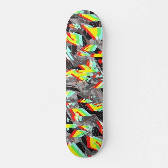 Skateboard Esvoir Camo Trippy (Devant)