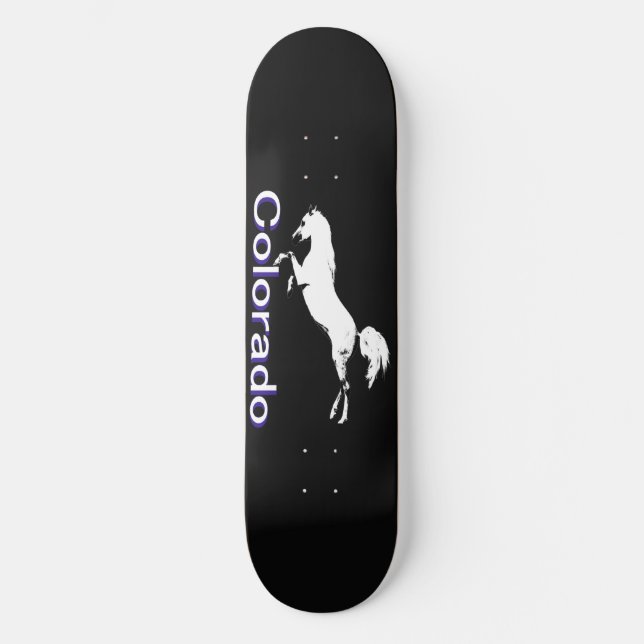 Skateboard Étalon du Colorado (Recto)