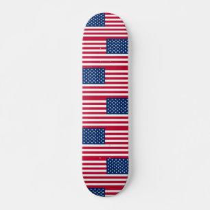 Skateboard États-Unis Drapeau américain étoiles et rayures