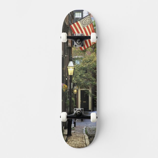 Skateboard États-Unis, Massachusetts, Boston, Beacon Hill. (Recto)