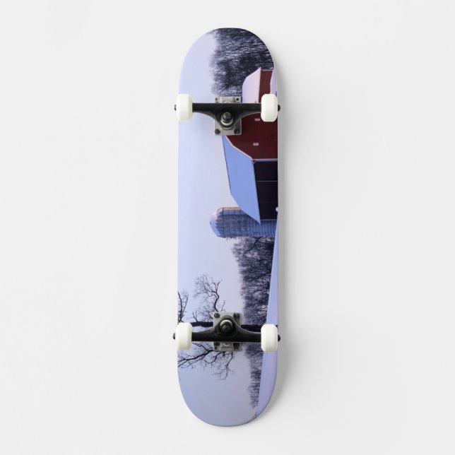 Skateboard États-Unis, Virginie, vallée de Shenandoah, grange (Recto)