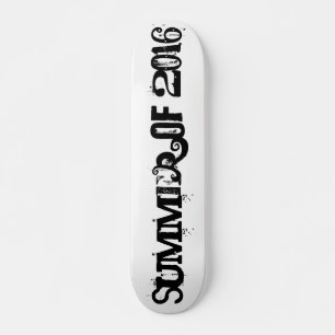 Skateboard Été 2016 Black Funny Typographie