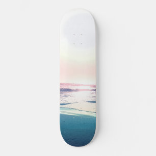 Skateboard Eté Mer coucher de soleil Plage tropicale Photo