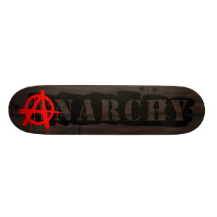 Skateboard Étiquette d'anarchie