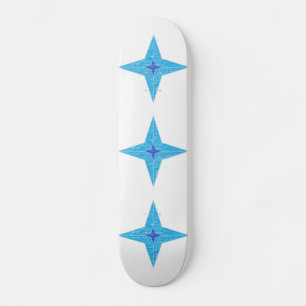 Skateboard Étoile bleue