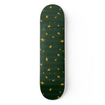 Étoile de Noël verte jaune rayée Holiday