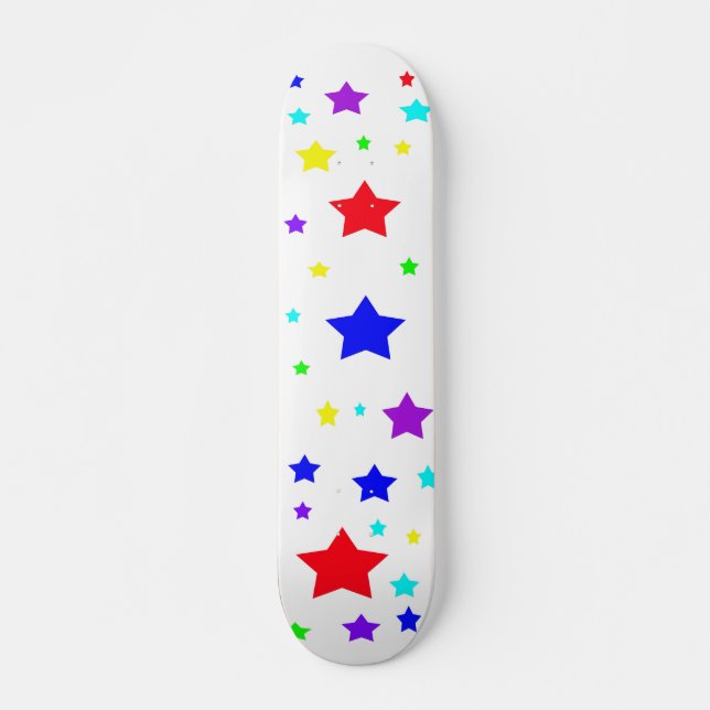 Skateboard Étoiles (Devant)
