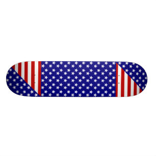 Skateboard Étoiles et bandes