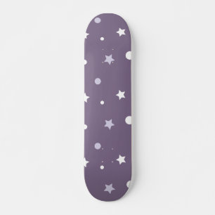 Skateboard Étoiles violettes