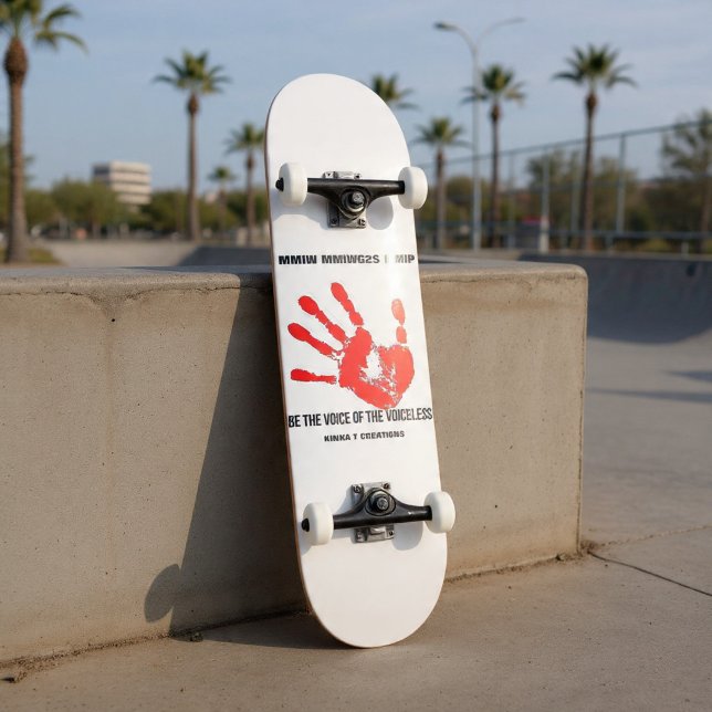 Skateboard Être la voix des sans voix (Créateur téléchargé)