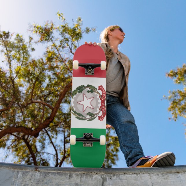 Skateboard Étui de téléphone drapeau Italie (Extérieur 1)