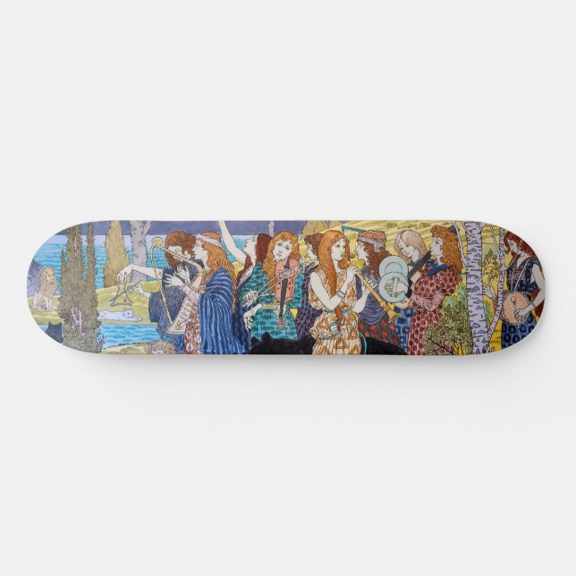 Skateboard Eugene Grasset - Panneau Décoratif Harmonie (Horz)