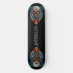 skateboard Evil Scary Clown Terreur Halloween